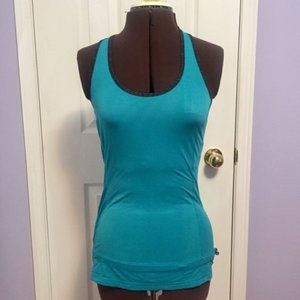Lululemon Teal Mind Over Matter Tank - EUC Size 4